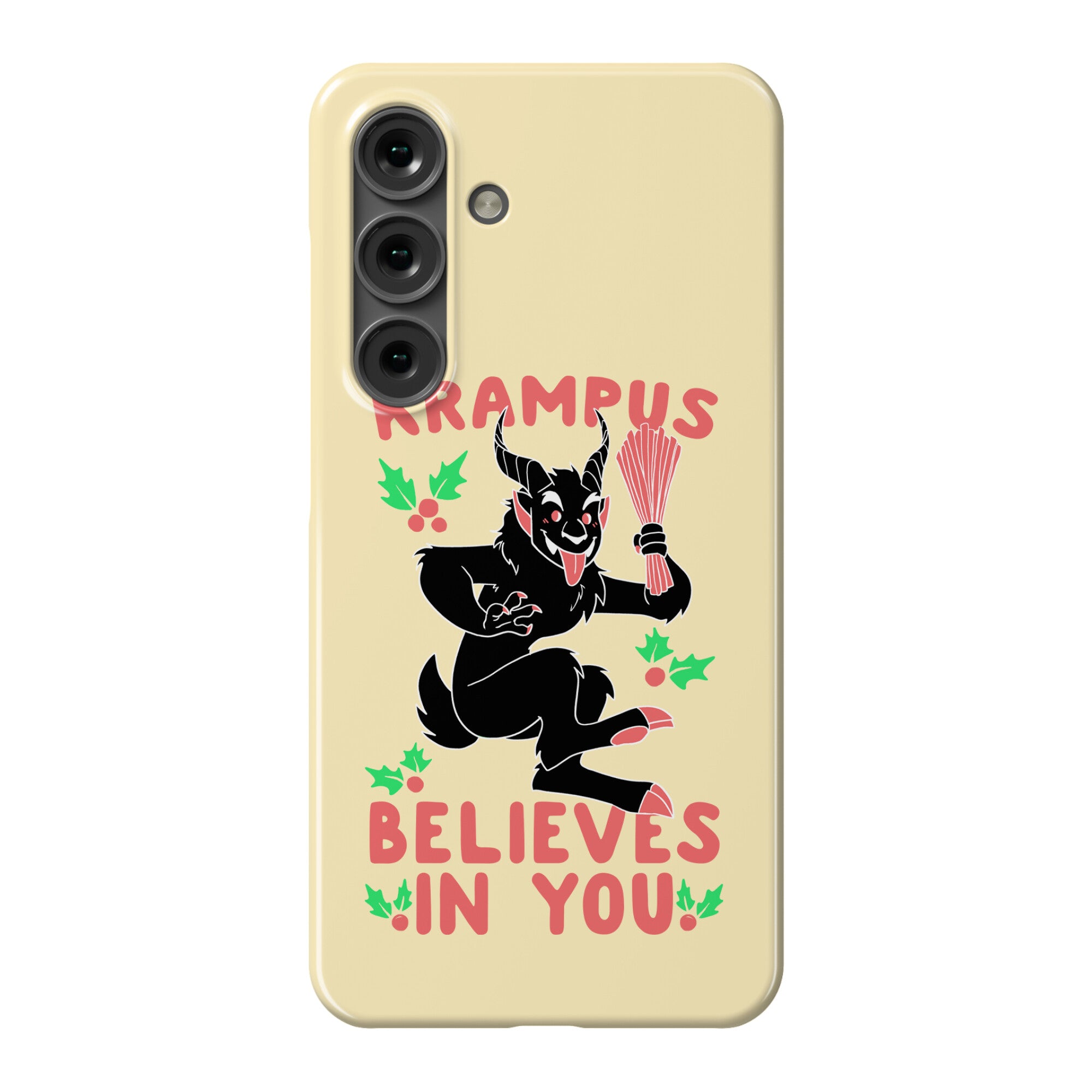Krampus Believes in You Phone Case